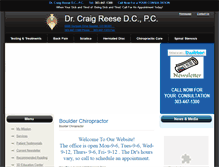 Tablet Screenshot of drcraigreese.com